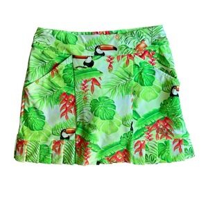 Tzu Tzu Sport Samba Toucan Jan Skort Golf Pickleball Tennis Size Medium (6-8)